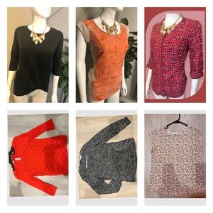 6 elegant  Women's Tops BUNDLE